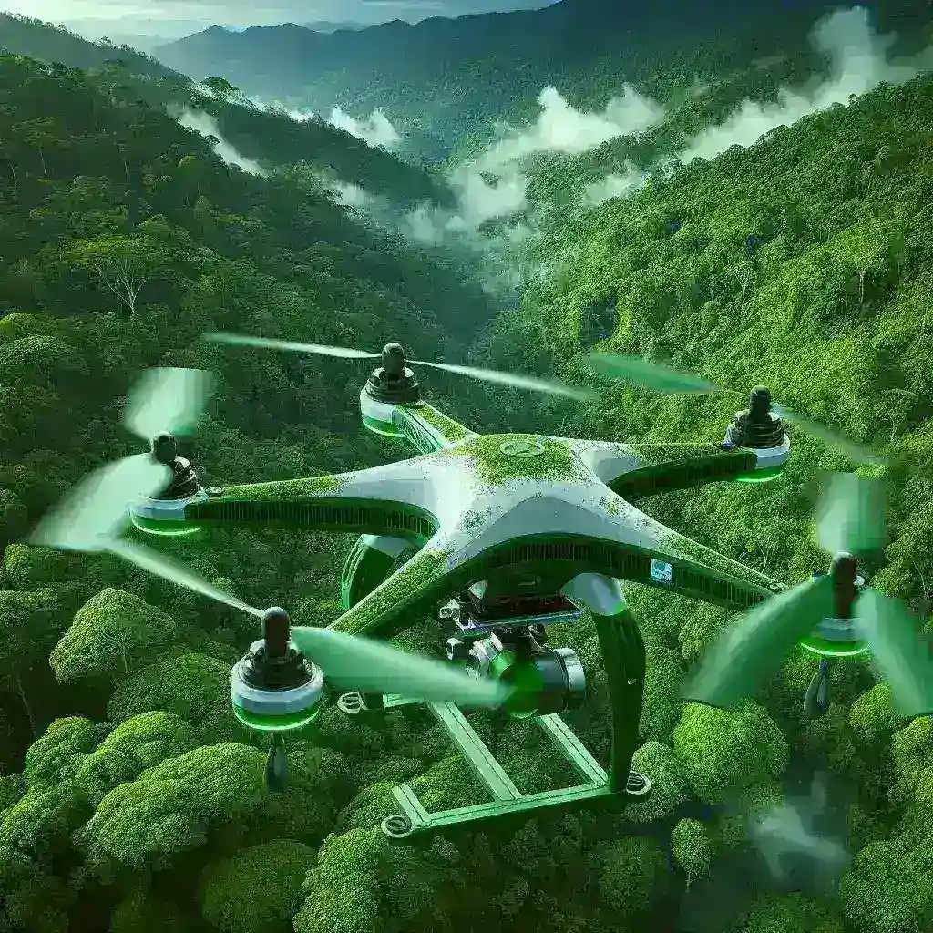 DJI Develops Drones with Biodegradable Parts for Environmental Missions