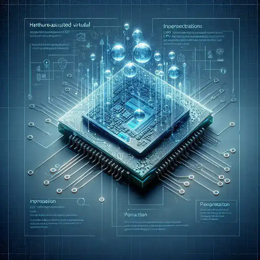 How do CPUs handle hardware-assisted virtualization?